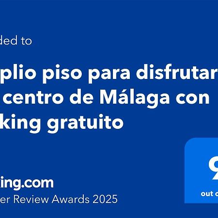 Amplio Piso Para Disfrutar Del Centro De Malaga Con Parking Gratuito Eksteriør bilde